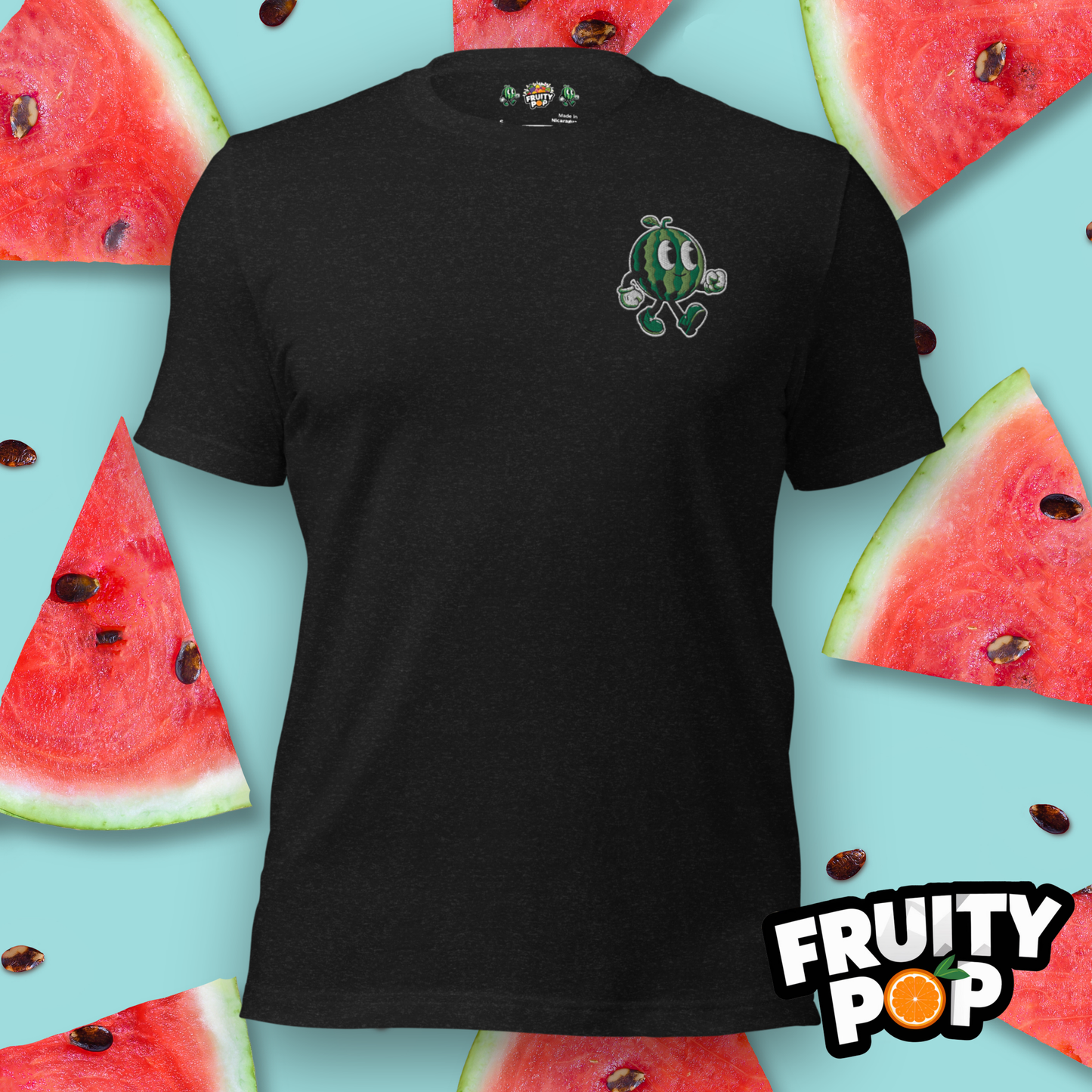 Embroidered Melon Max- Sweet N' Juicy Circle Illusion