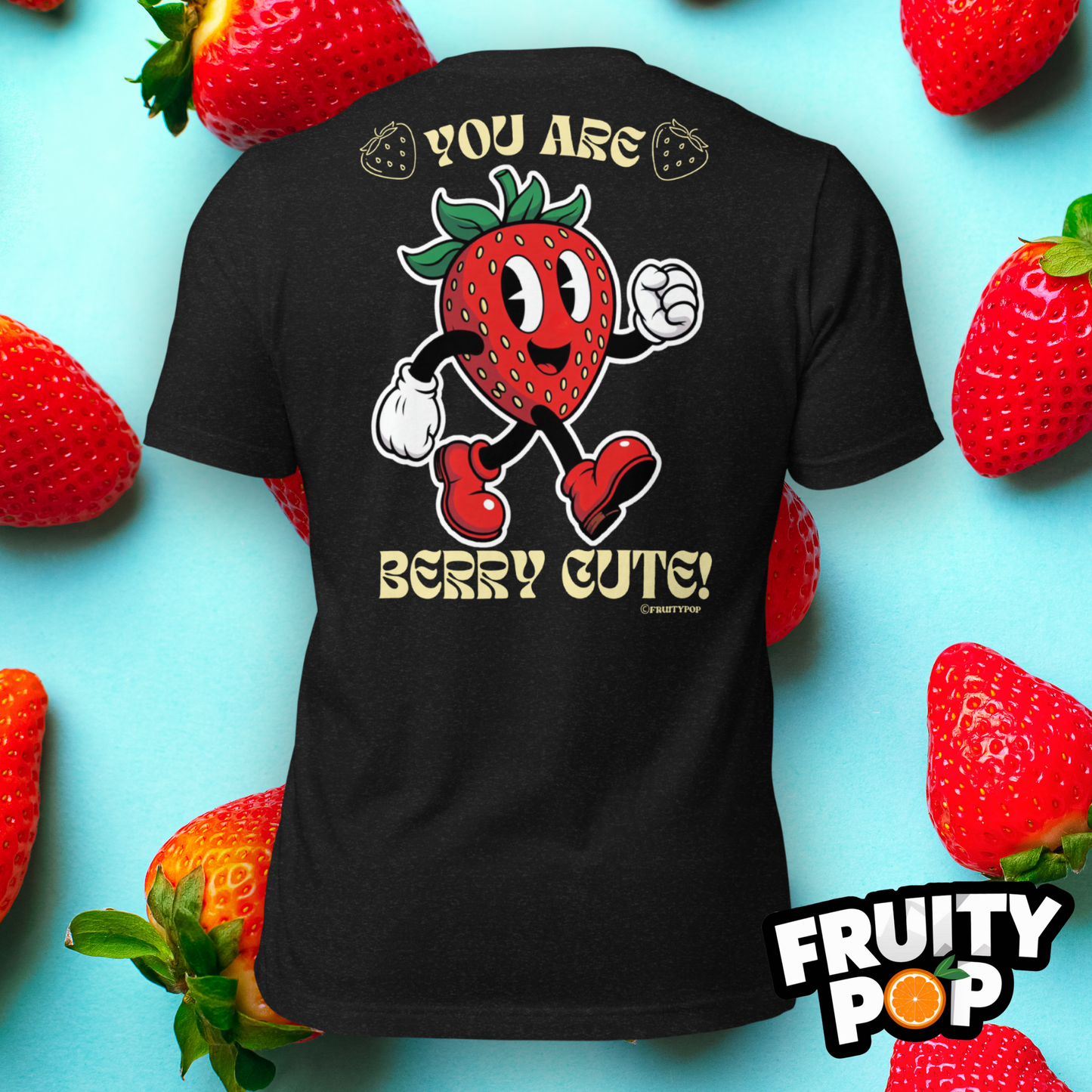Embroidered Strawberry Stan- You Are Berry Cute!