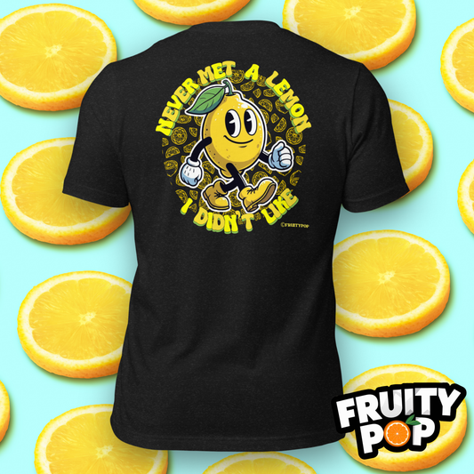 Embroidered Lemon Lenny- Never Met A Lemon I Didn't Like
