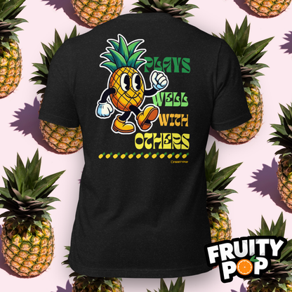 Embroidered Pineapple Perry- Plays Well With Others