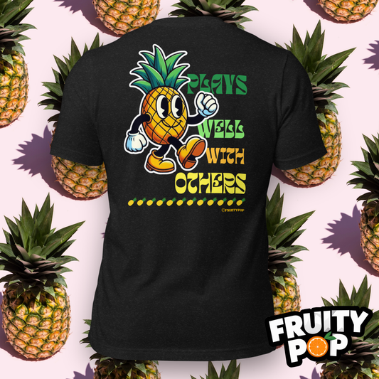 Embroidered Pineapple Perry- Plays Well With Others