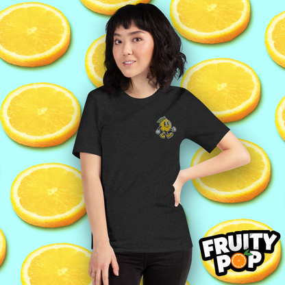 Embroidered Lemon Lenny- LEMON LEMON LEMON