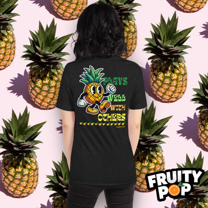 Embroidered Pineapple Perry- Plays Well With Others