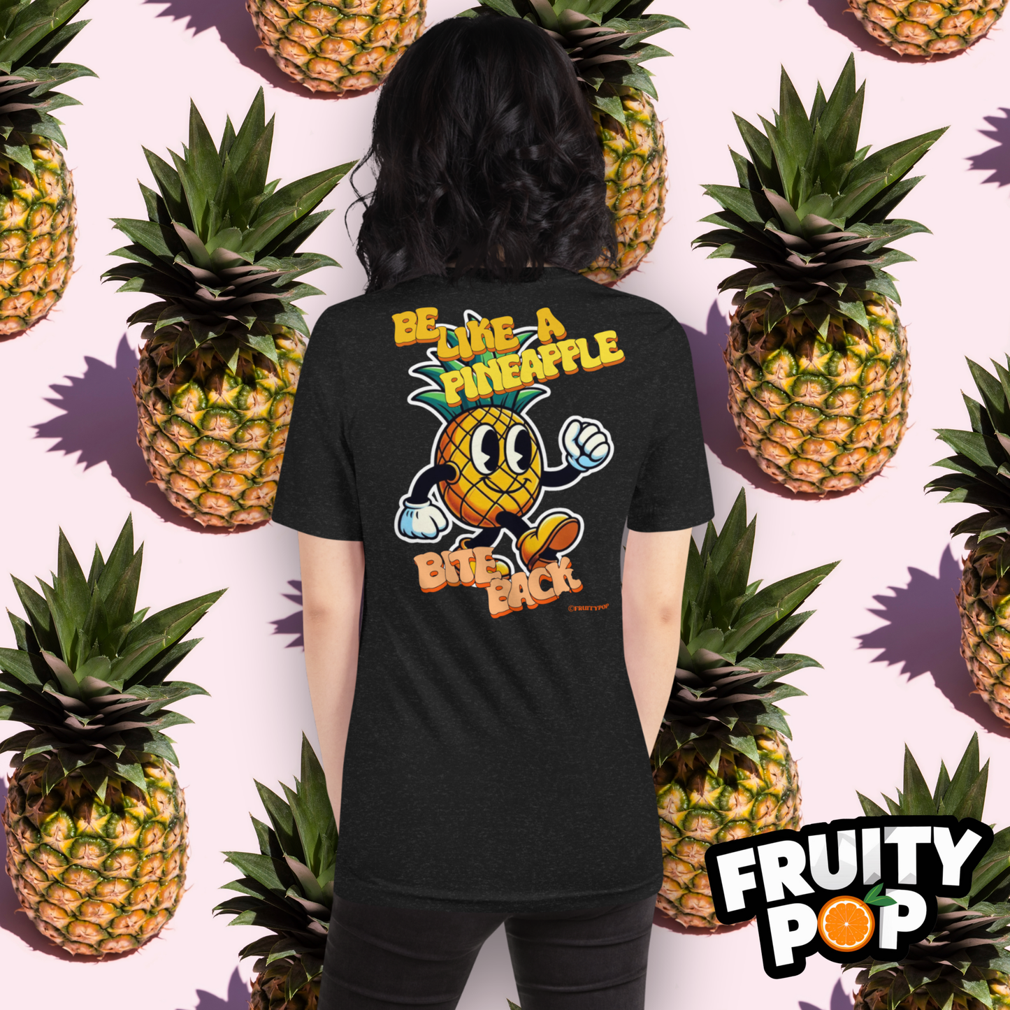Embroidered Pineapple Perry- Be Like A Pineapple Bite Back