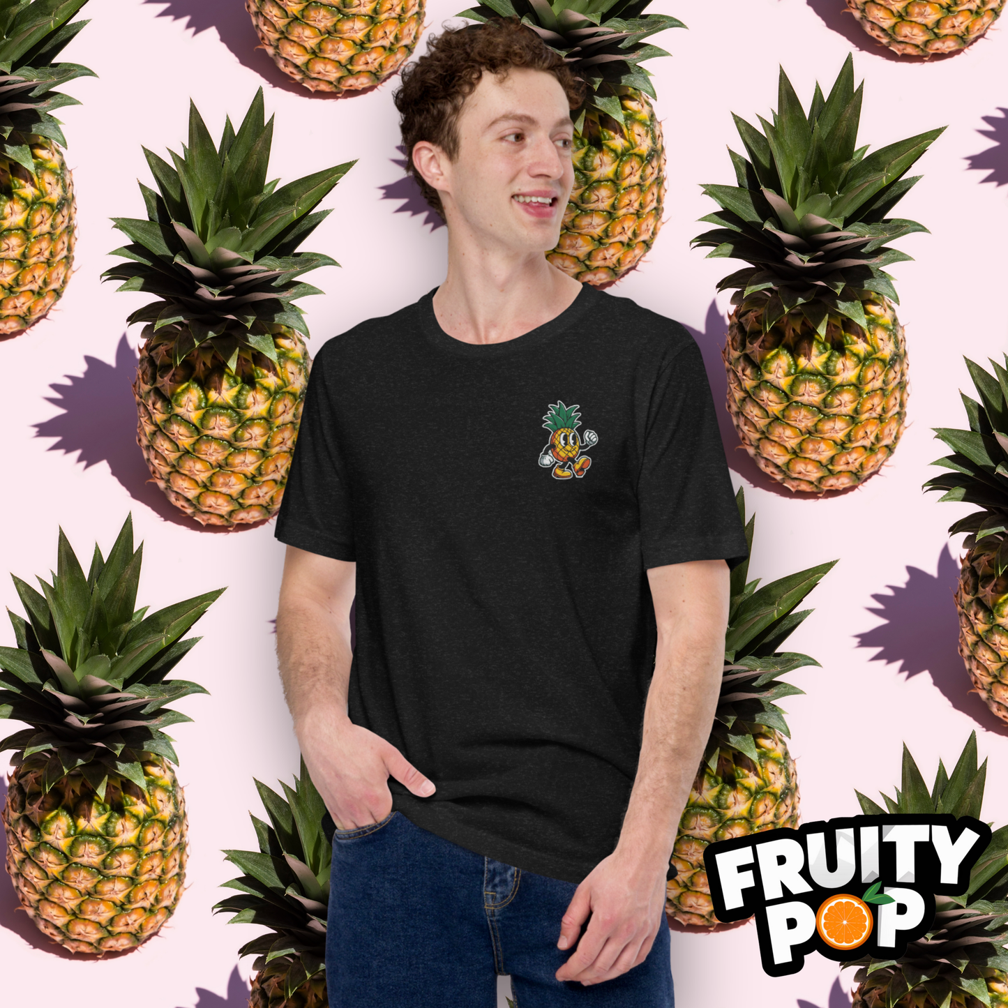 Embroidered Pineapple Perry- Be Like A Pineapple Bite Back