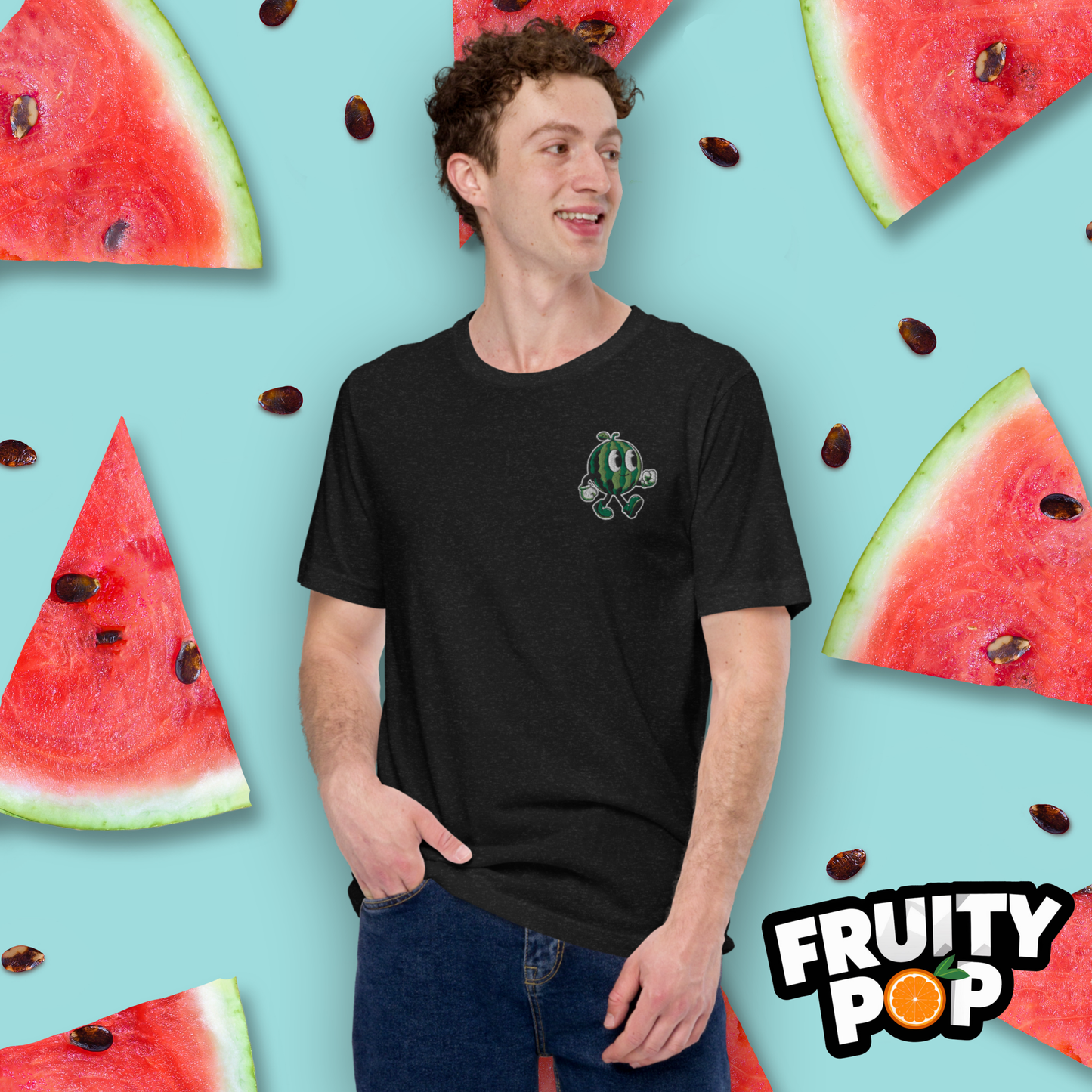 Embroidered Melon Max- Sweet N' Juicy Melon Flower