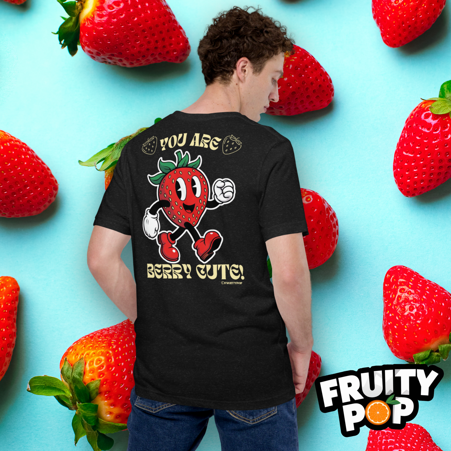 Embroidered Strawberry Stan- You Are Berry Cute!