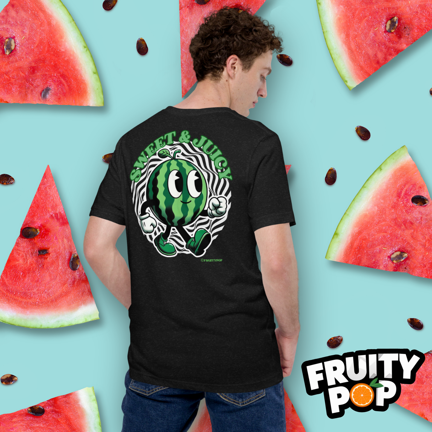 Embroidered Melon Max- Sweet & Juicy Wavy Illusion