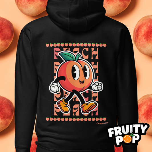 🍑 Peach Pete- PEACH PEACH PEACH Unisex Pullover Hoodie 🍑