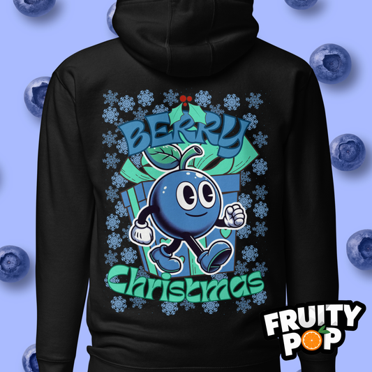 🍒💙 Blueberry Blake - Berry Christmas Unisex Pullover Hoodie 🍒💙