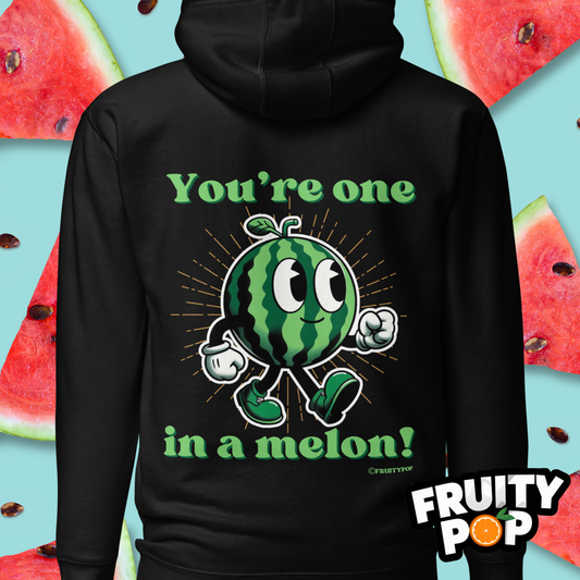 🍉 Melon Max- You're One In A Melon! Unisex Pullover Hoodie 🍉