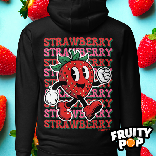🍓 Strawberry Stan- STRAWBERRY STRAWBERRY STRAWBERRY Unisex Pullover Hoodie 🍓