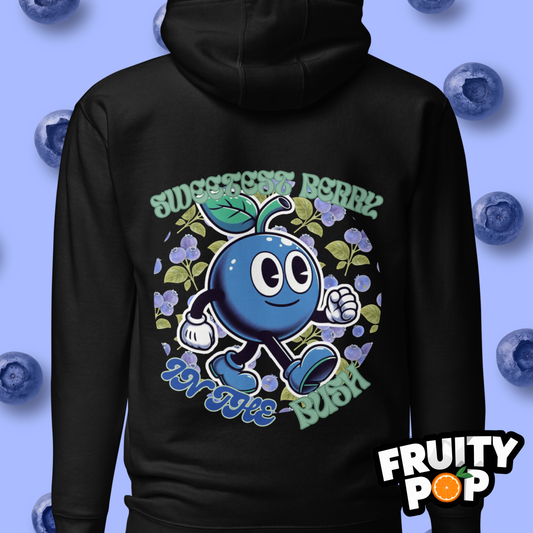 🍒💙 Blueberry Blake - Sweetest Berry In The Bush Unisex Pullover Hoodie 🍒💙