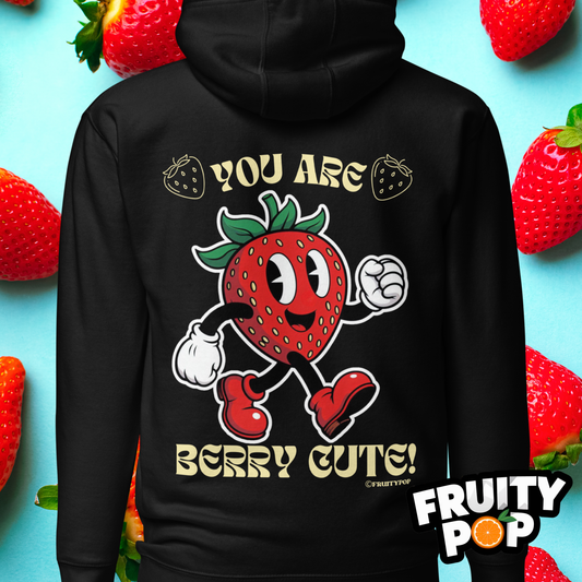 🍓 Strawberry Stan- You Are Berry Cute! Unisex Pullover Hoodie 🍓