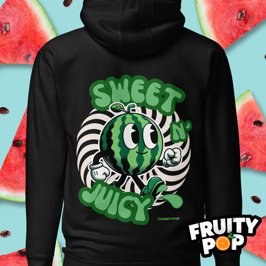 🍉 Melon Max- Sweet N' Juicy Circle Illusion Unisex Pullover Hoodie 🍉
