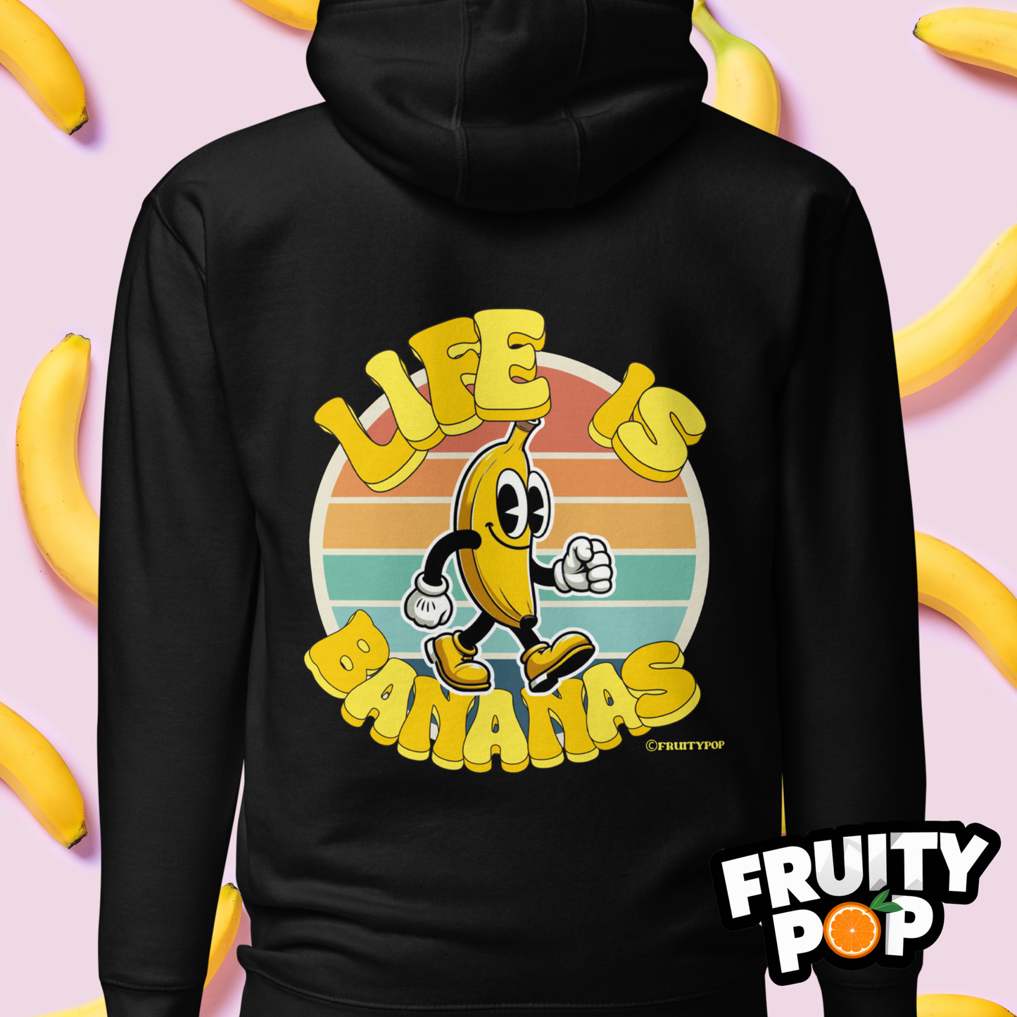 🍌 Banana Billy- Life Is Bananas Unisex Pullover Hoodie 🍌