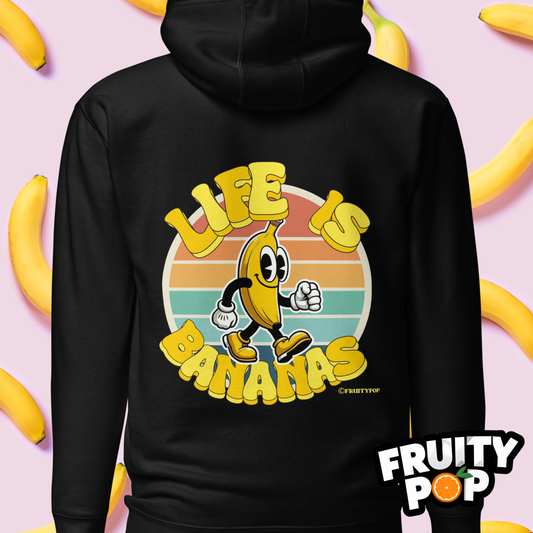 🍌 Banana Billy- Life Is Bananas Unisex Pullover Hoodie 🍌