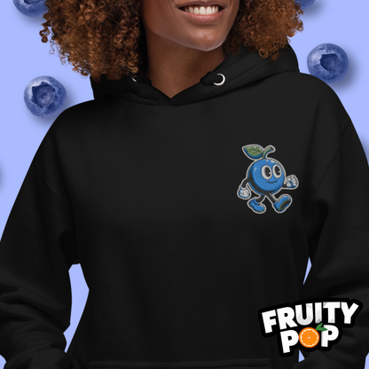 🍒💙 Blueberry Blake - Sweetest Berry In The Bush Wreath Unisex Pullover Hoodie 🍒💙