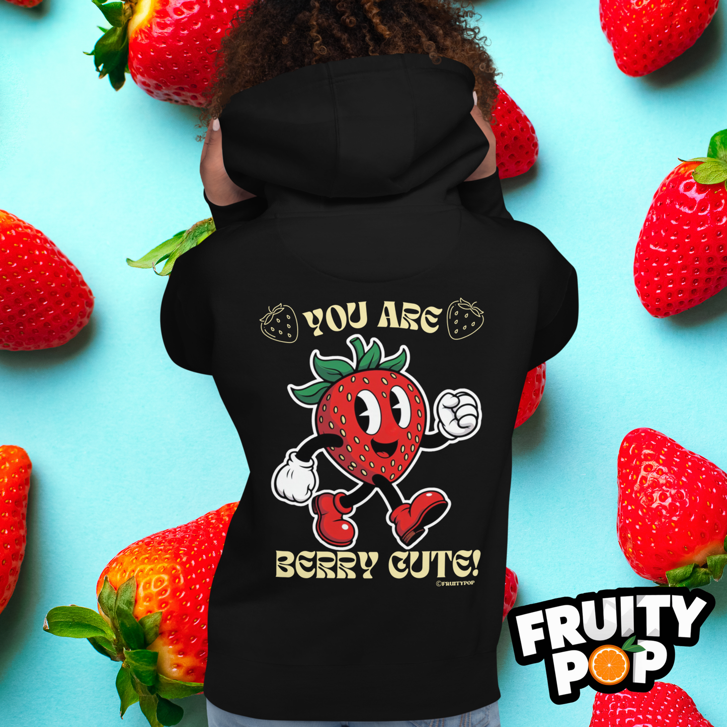 🍓 Strawberry Stan- You Are Berry Cute! Unisex Pullover Hoodie 🍓
