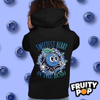 🍒💙 Blueberry Blake - Sweetest Berry In The Bush Wreath Unisex Pullover Hoodie 🍒💙