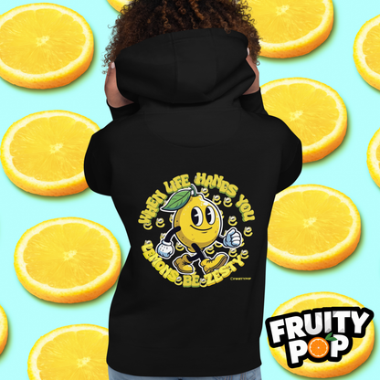 🍋 Lemon Lenny- When Life Hands You Lemons Be Zesty Unisex Pullover Hoodie 🍋