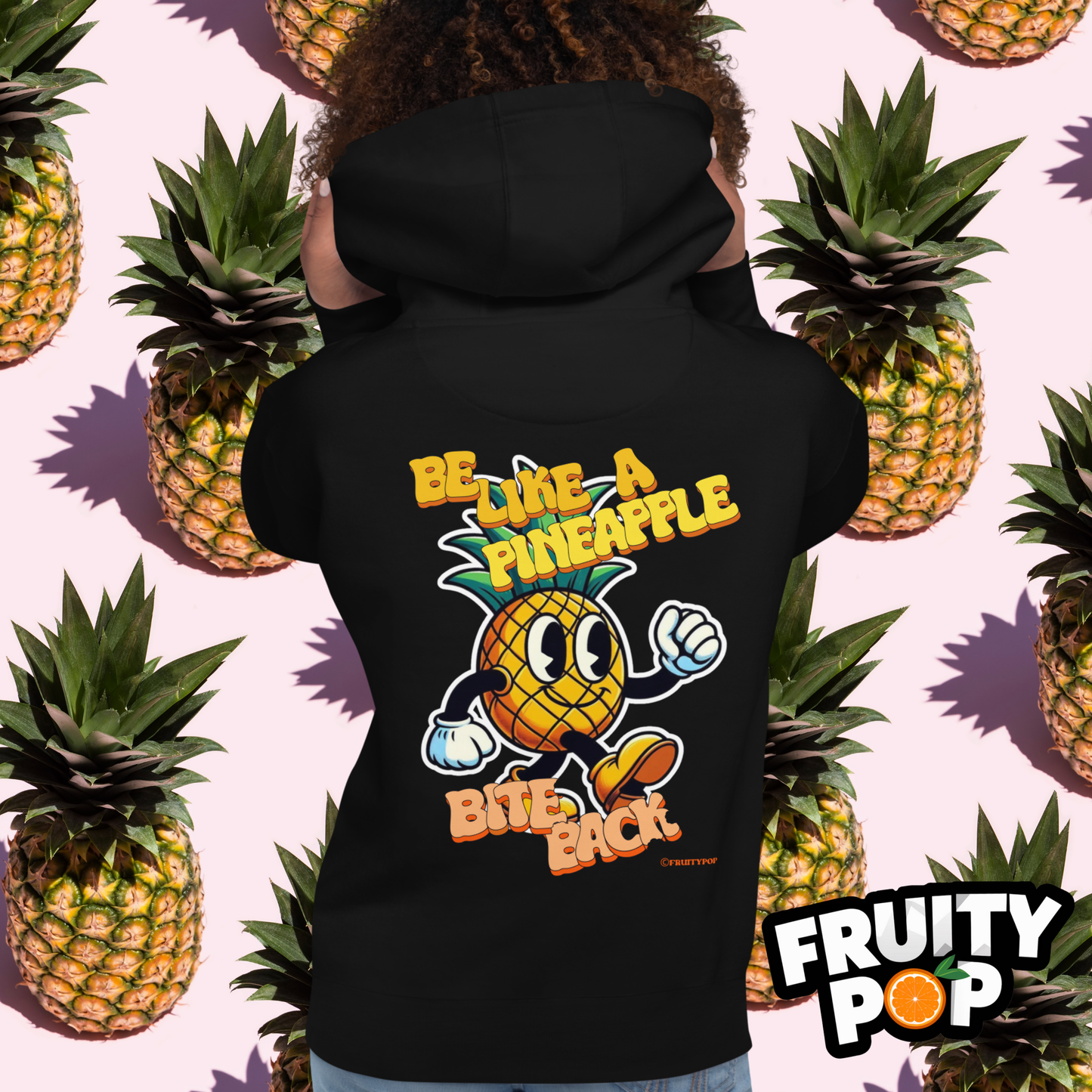 🍍 Pineapple Perry- Be Like A Pineapple Bite Back Unisex Pullover Hoodie 🍍