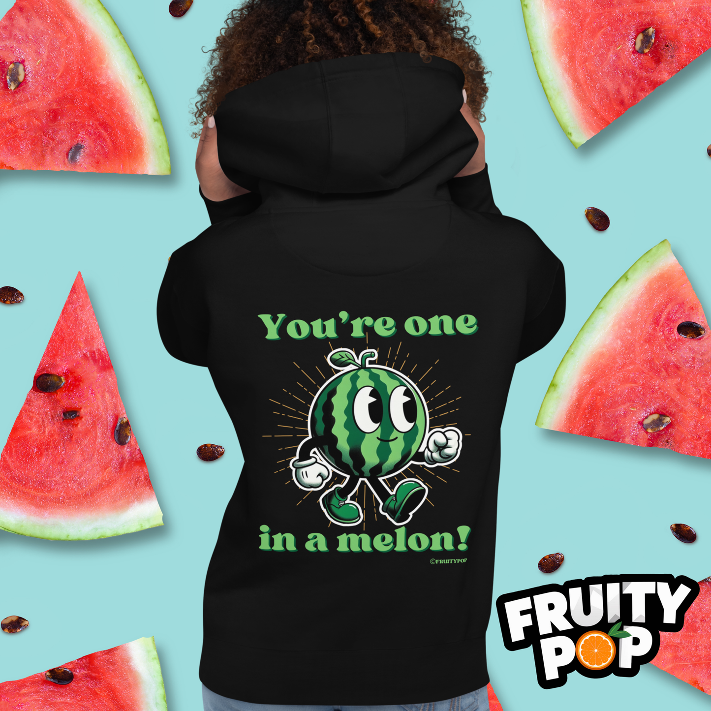 🍉 Melon Max- You're One In A Melon! Unisex Pullover Hoodie 🍉