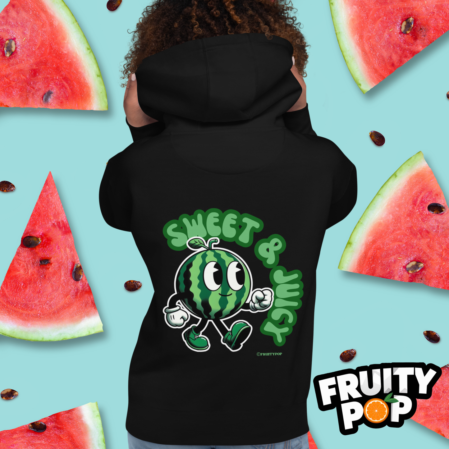 🍉 Melon Max- Sweet N' Juicy Unisex Pullover Hoodie 🍉