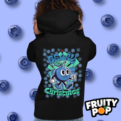 🍒💙 Blueberry Blake - Berry Christmas Unisex Pullover Hoodie 🍒💙
