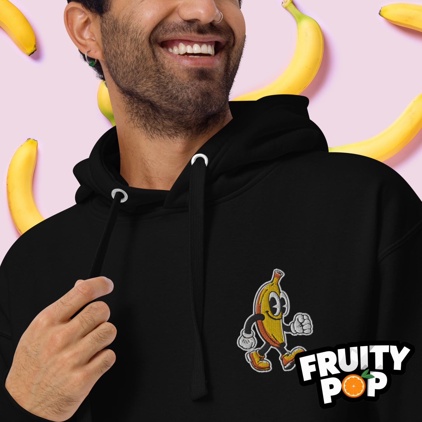 🍌 Banana Billy- Be Gentle I Bruise Easily Unisex Pullover Hoodie 🍌