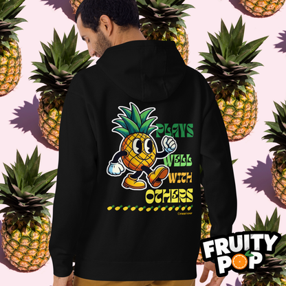 🍍 Pineapple Perry- Plays Well With Others Unisex Pullover Hoodie 🍍