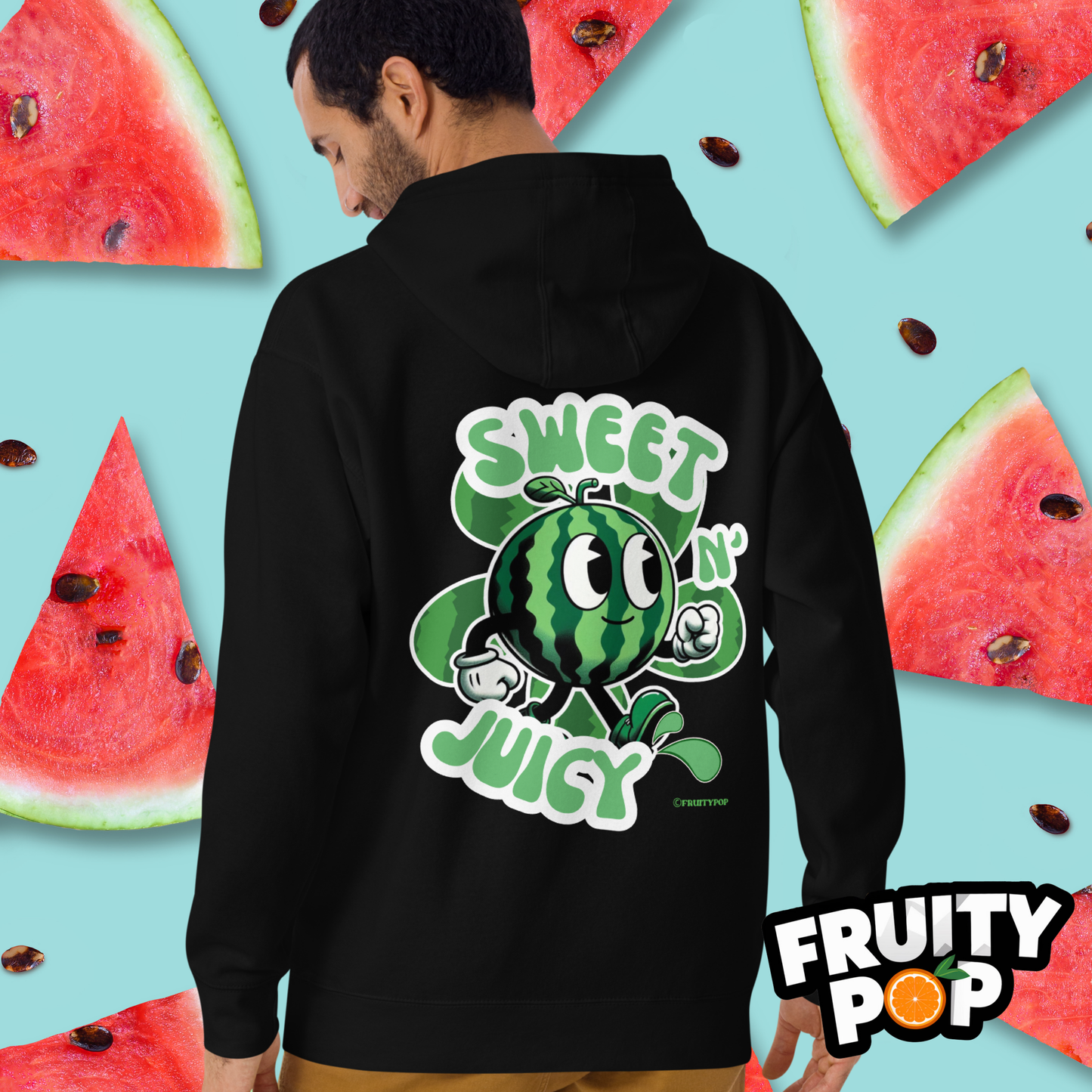 🍉 Melon Max- Sweet N' Juicy Melon Flower Unisex Pullover Hoodie 🍉