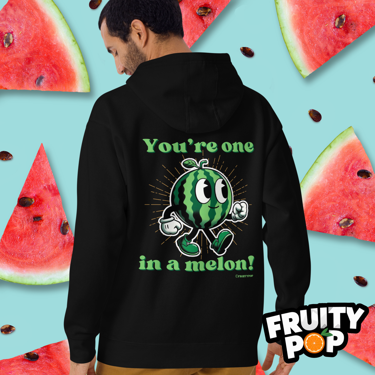 🍉 Melon Max- You're One In A Melon! Unisex Pullover Hoodie 🍉