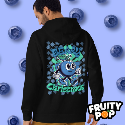 🍒💙 Blueberry Blake - Berry Christmas Unisex Pullover Hoodie 🍒💙
