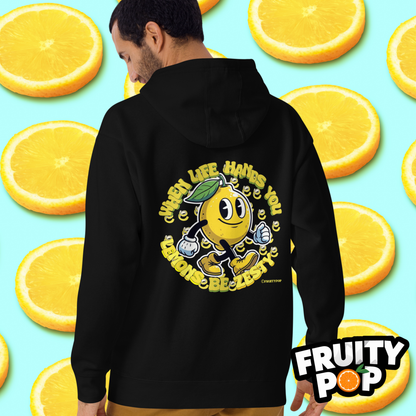 🍋 Lemon Lenny- When Life Hands You Lemons Be Zesty Unisex Pullover Hoodie 🍋