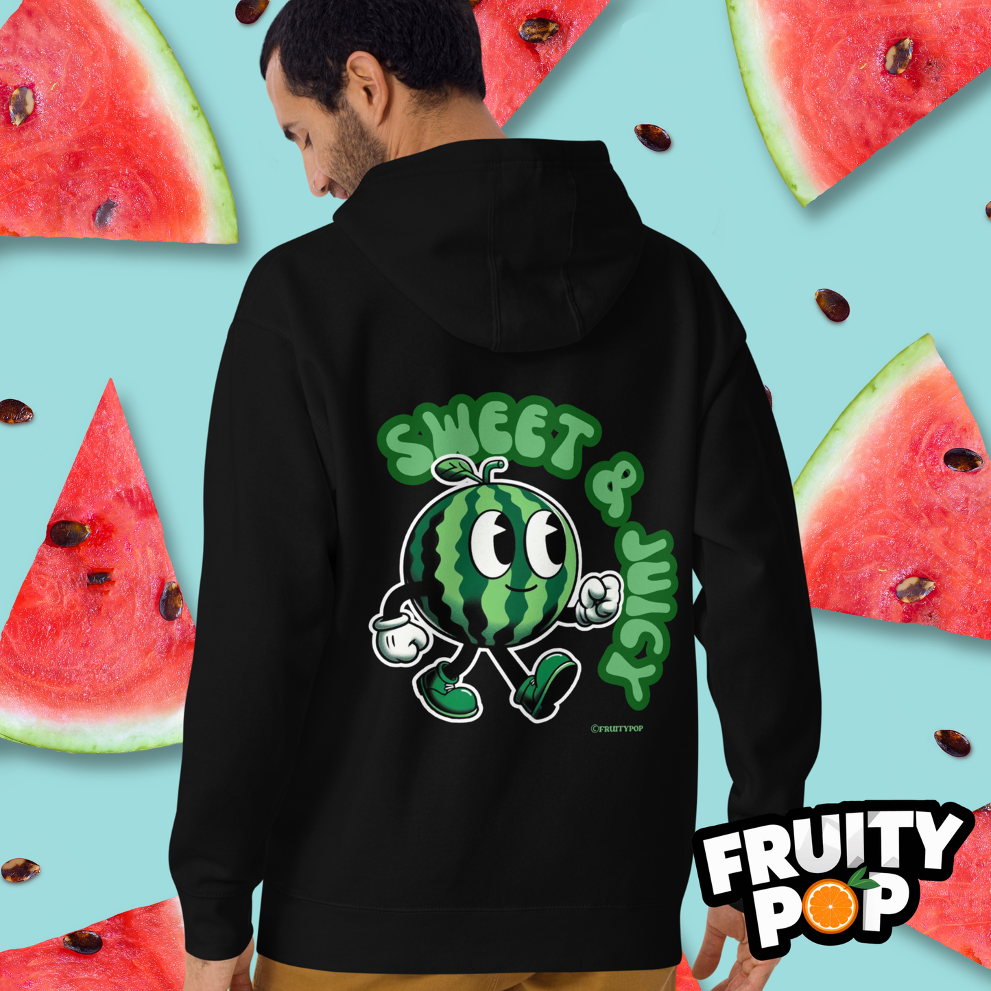 🍉 Melon Max- Sweet N' Juicy Unisex Pullover Hoodie 🍉
