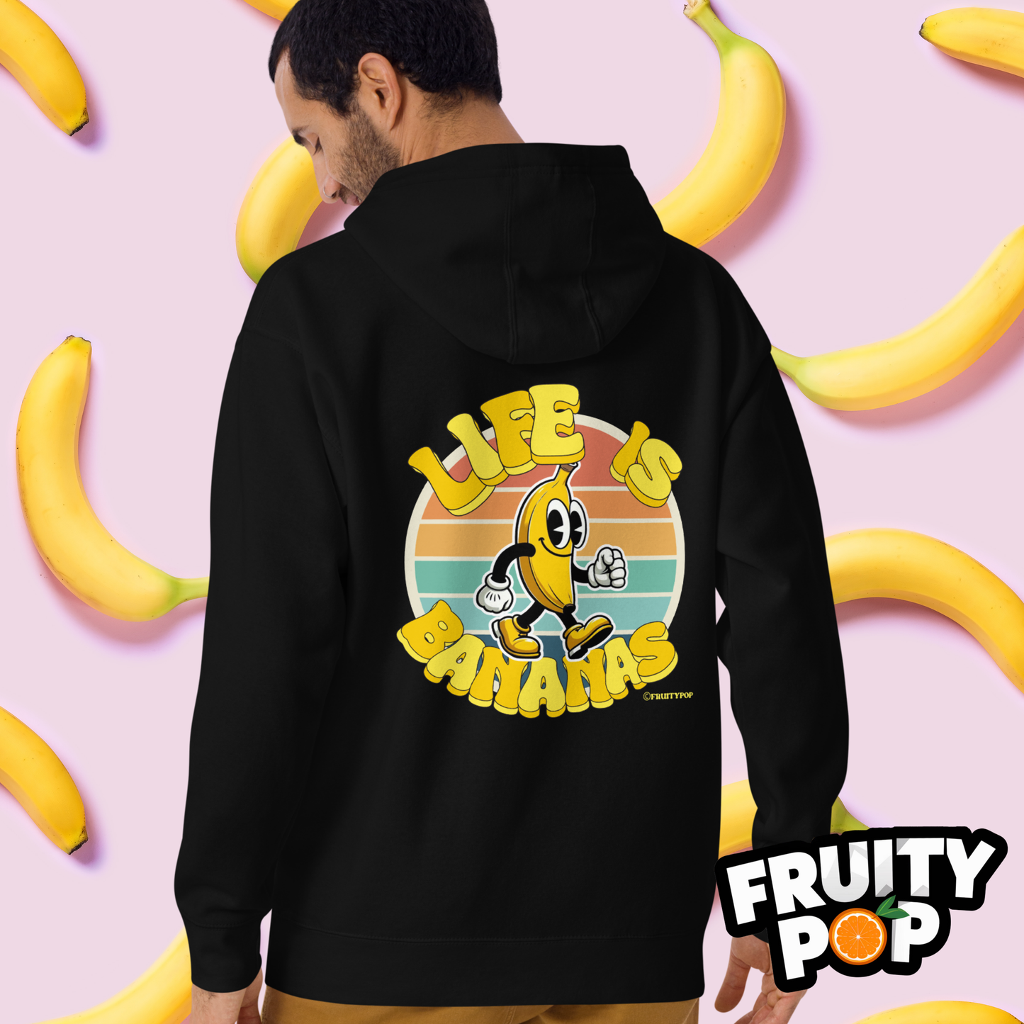 🍌 Banana Billy- Life Is Bananas Unisex Pullover Hoodie 🍌