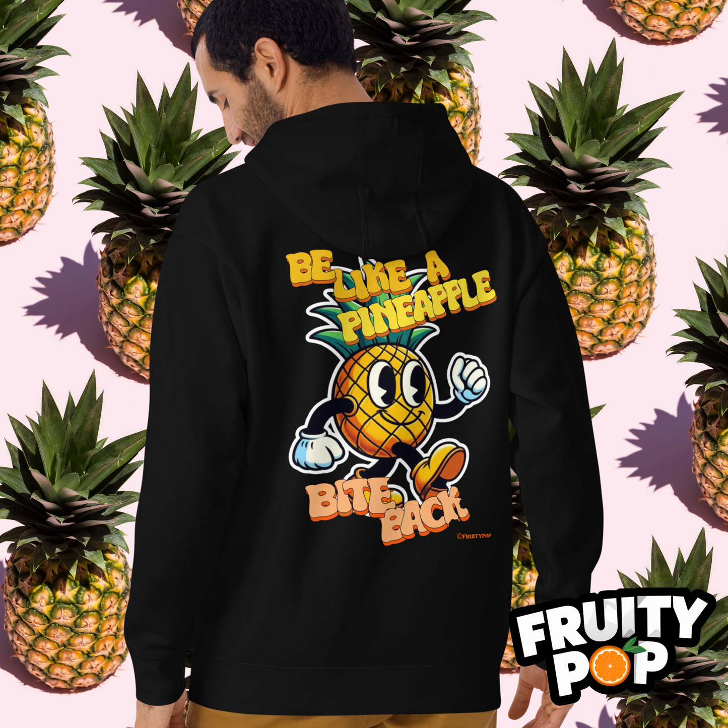 🍍 Pineapple Perry- Be Like A Pineapple Bite Back Unisex Pullover Hoodie 🍍