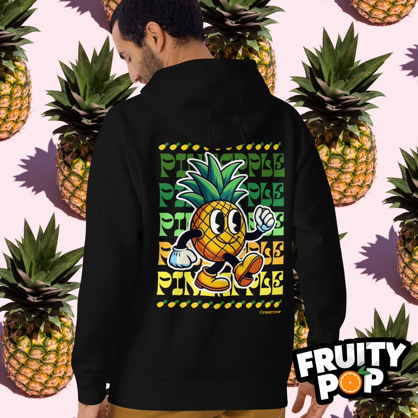 🍍 Pineapple Perry- PINEAPPLE PINEAPPLE PINEAPPLE Unisex Pullover Hoodie 🍍