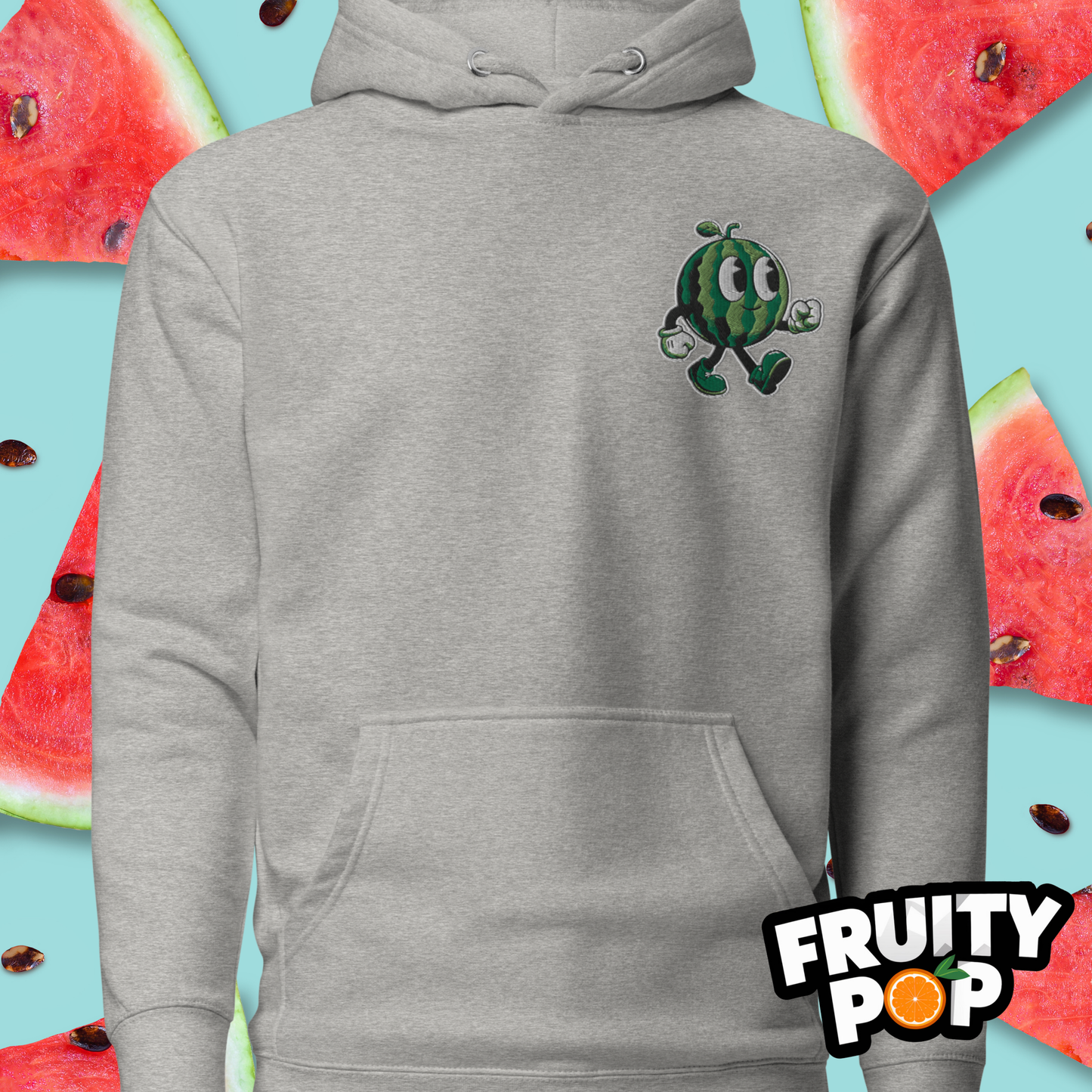 🍉 Melon Max- Sweet & Juicy Wavy Illusion Unisex Pullover Hoodie 🍉