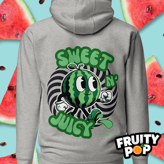 🍉Melon Max- Sweet N' Juicy Circle Illusion Light Unisex Pullover Hoodie 🍉