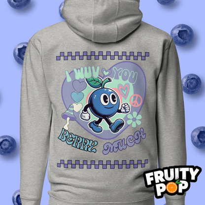🍒💙 Blueberry Blake - I Wuv You Berry Much Kennedy Edition Unisex Pullover Hoodie 🍒💙