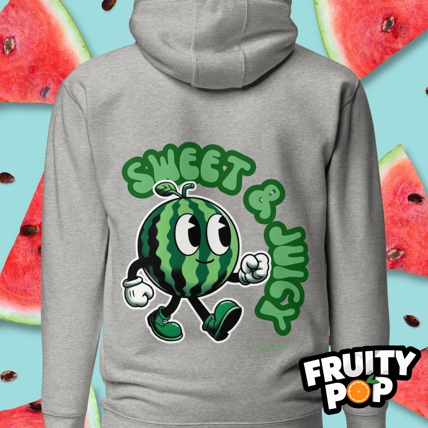 🍉 Melon Max- Sweet N' Juicy Unisex Pullover Hoodie 🍉