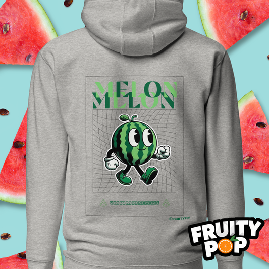 🍉 Melon Max- Melon Melon Futuristic Light Unisex Pullover Hoodie 🍉