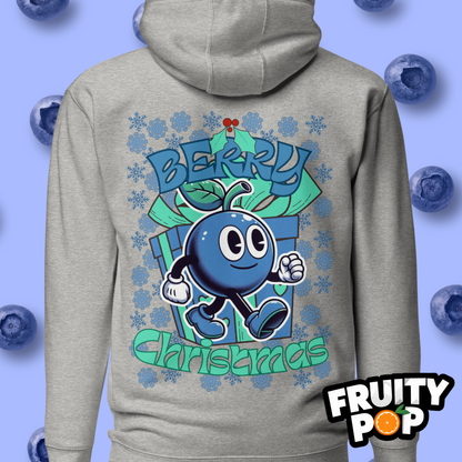 🍒💙 Blueberry Blake - Berry Christmas Unisex Pullover Hoodie 🍒💙