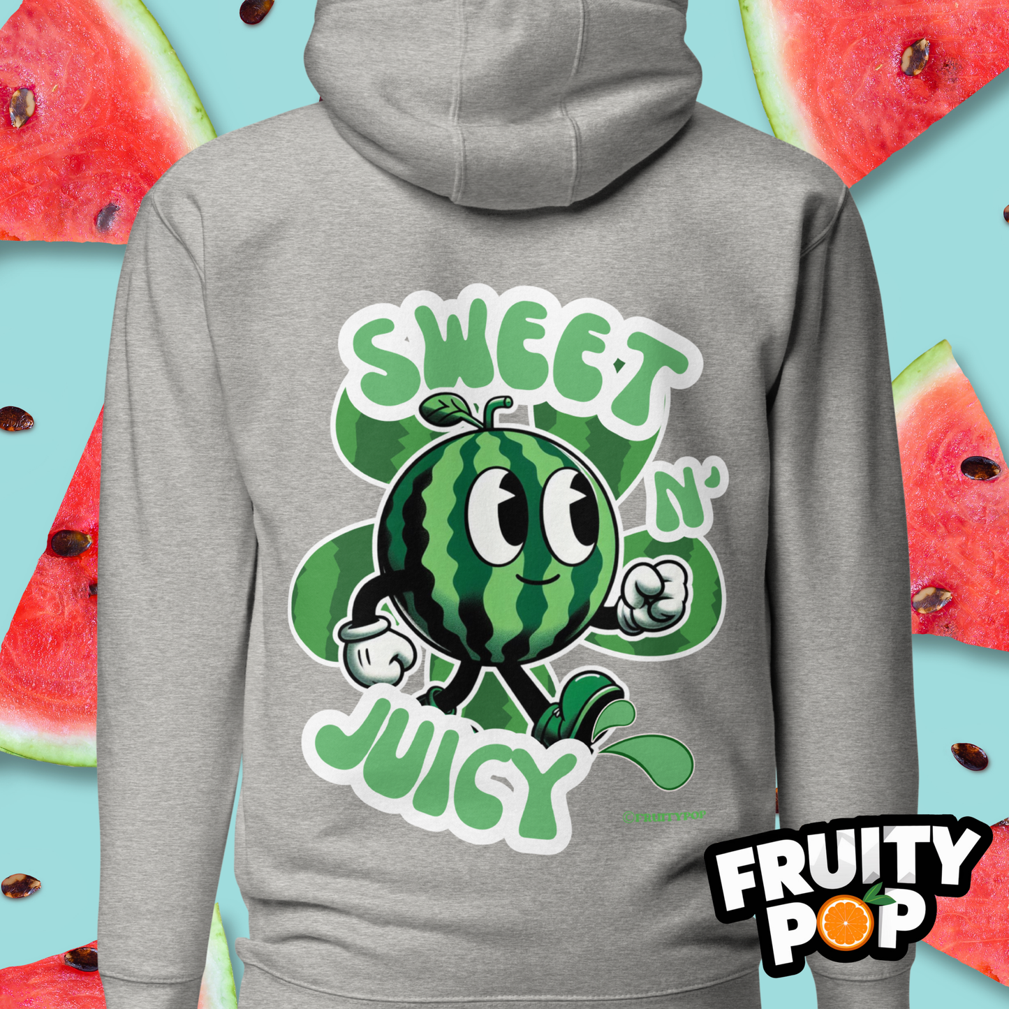 🍉 Melon Max- Sweet N' Juicy Melon Flower Unisex Pullover Hoodie 🍉