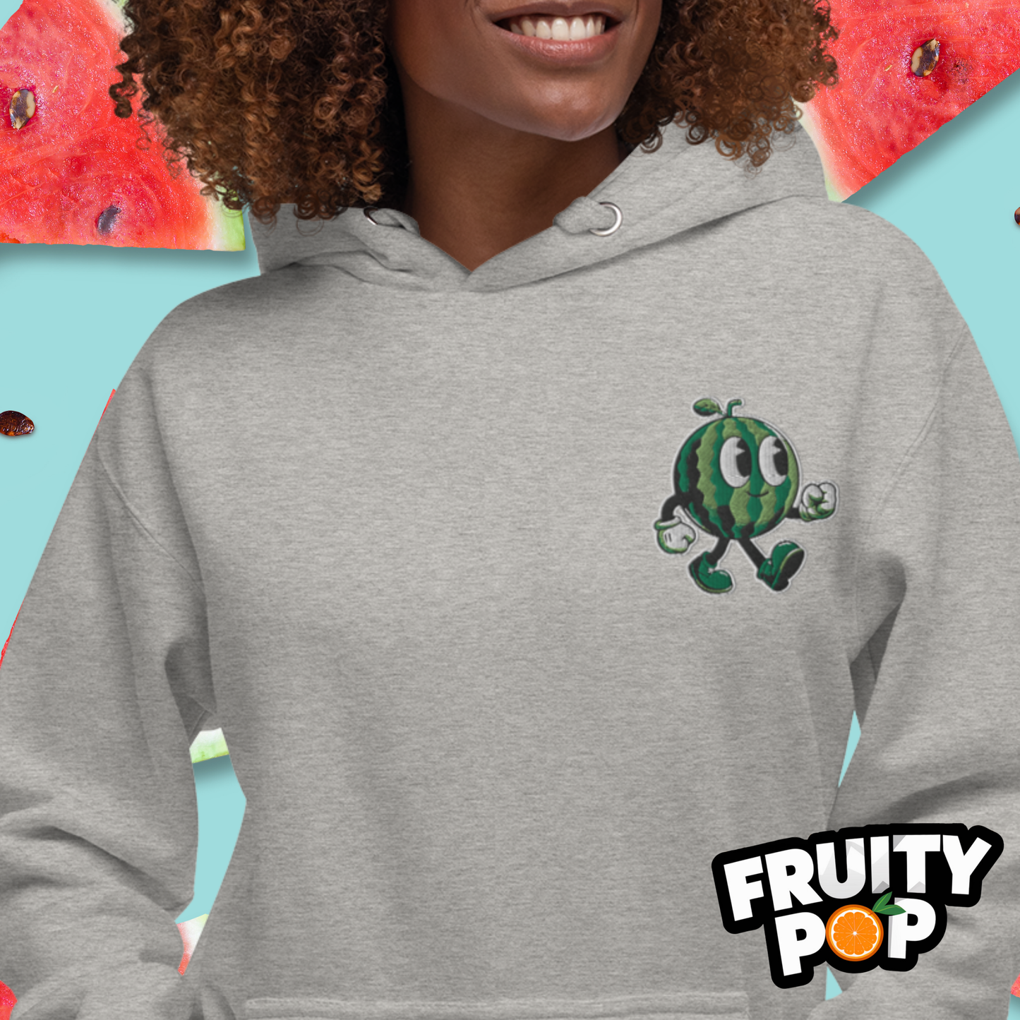 🍉 Melon Max- Sweet N' Juicy Melon Flower Unisex Pullover Hoodie 🍉