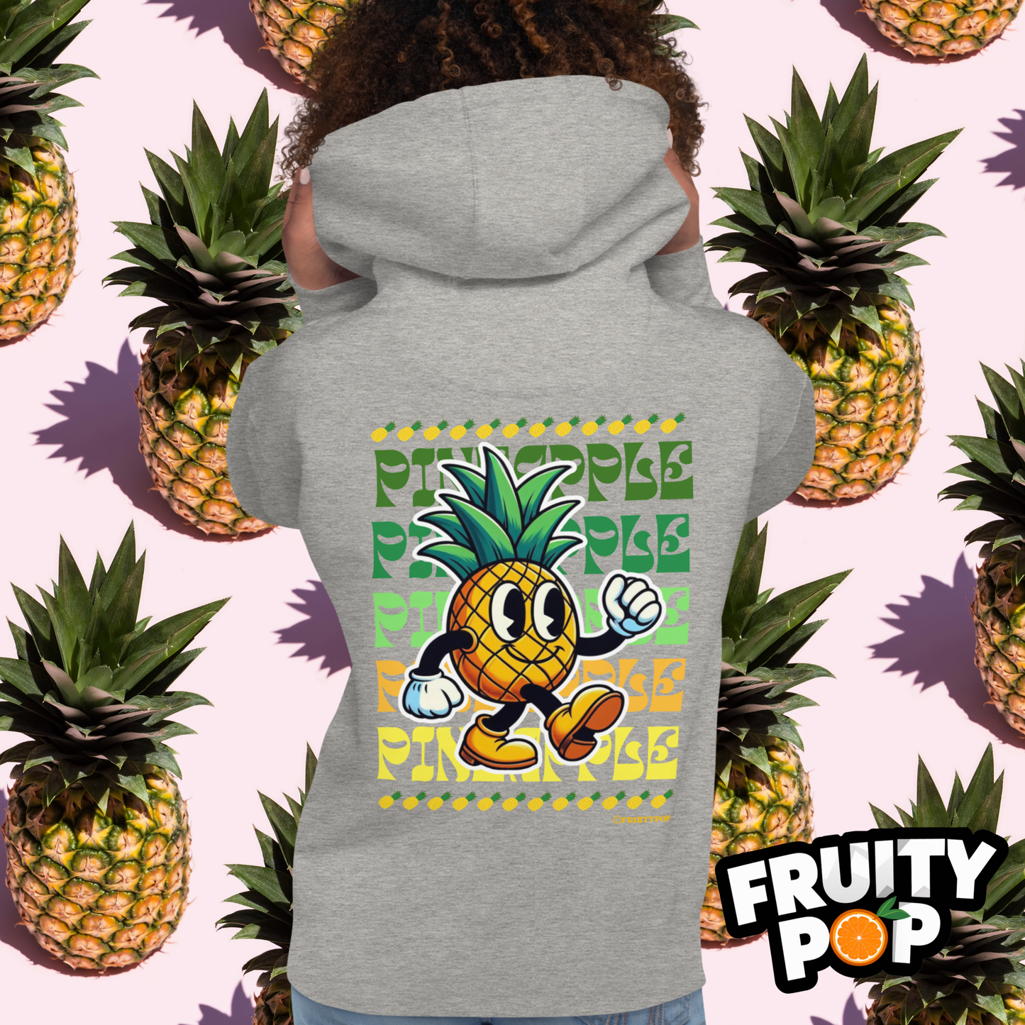 🍍 Pineapple Perry- PINEAPPLE PINEAPPLE PINEAPPLE Unisex Pullover Hoodie 🍍