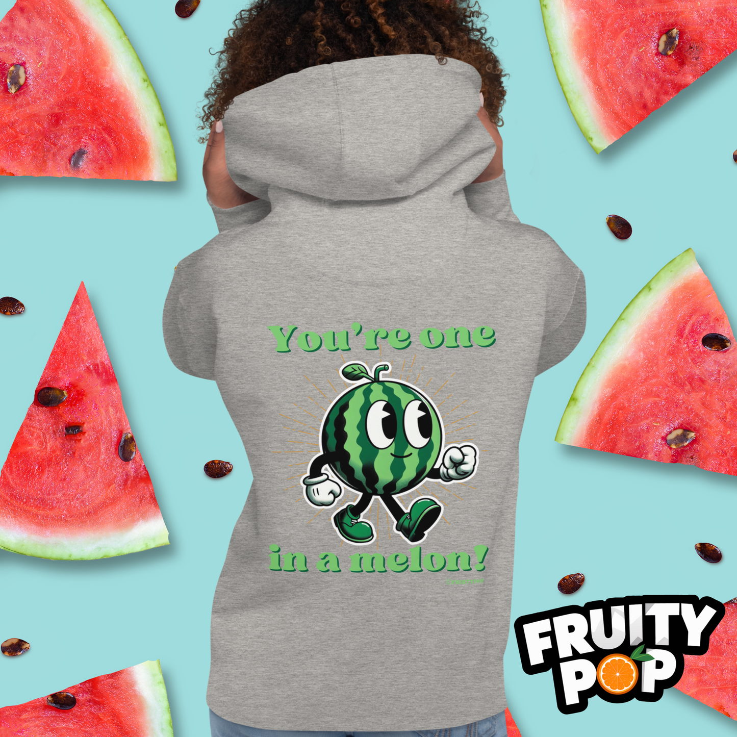 🍉 Melon Max- You're One In A Melon! Unisex Pullover Hoodie 🍉