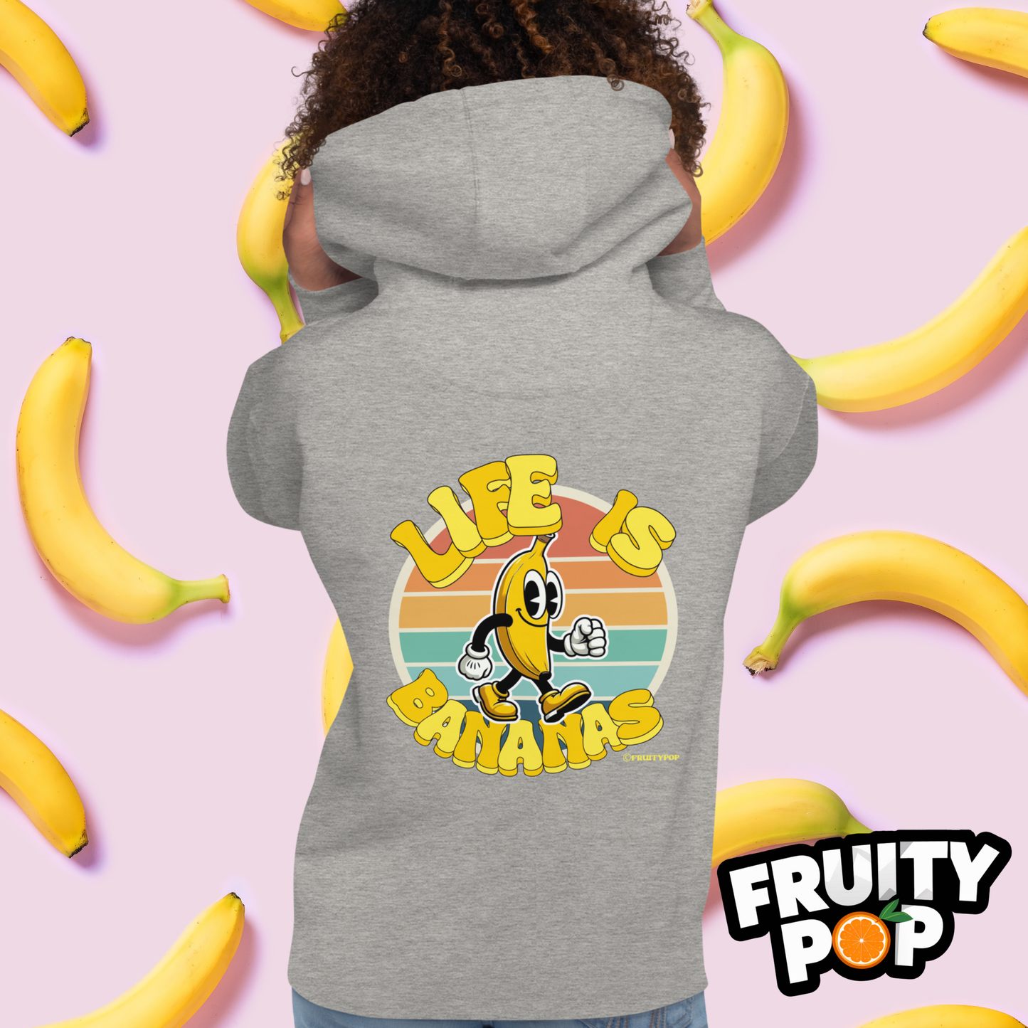 🍌 Banana Billy- Life Is Bananas Unisex Pullover Hoodie 🍌